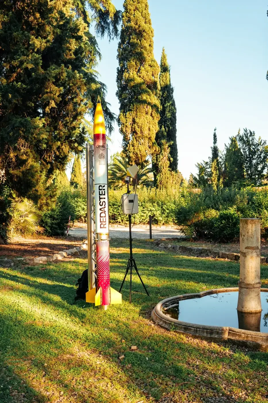 Redaster in giardino